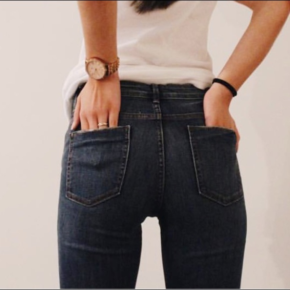 JEANS WITH FRAYED HEM 👖💕